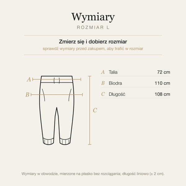 Wymiary produktu | Rozmiar: L |