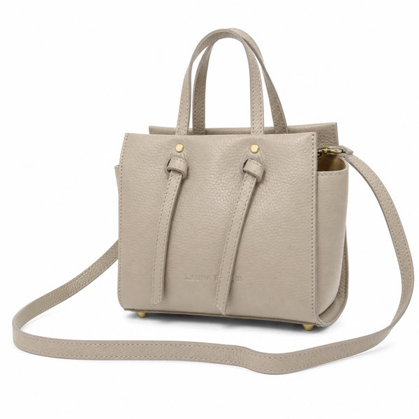 Marmo torebka skórzana mini tote z węzłami, packshot