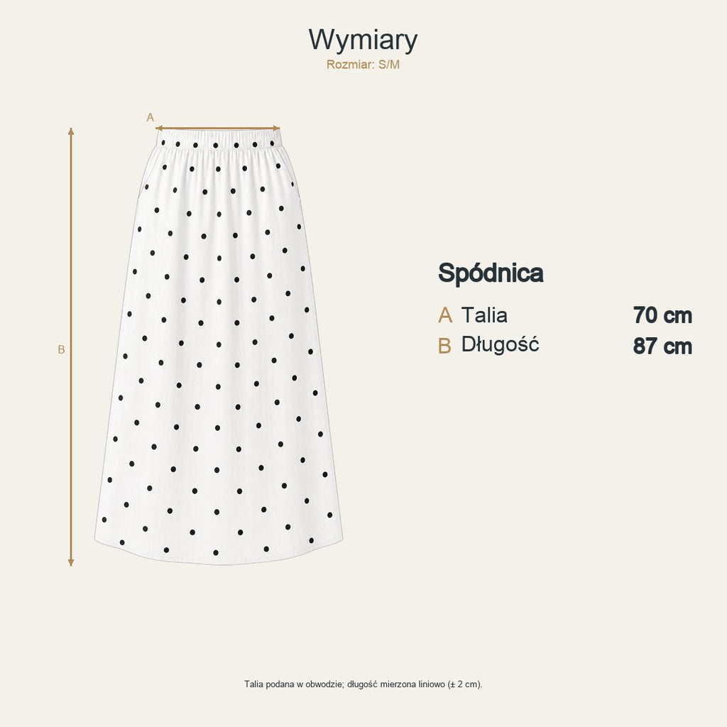 Wymiary produktu | Rozmiar: S/M