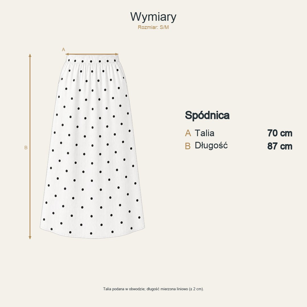 Wymiary produktu | Rozmiar: S/M