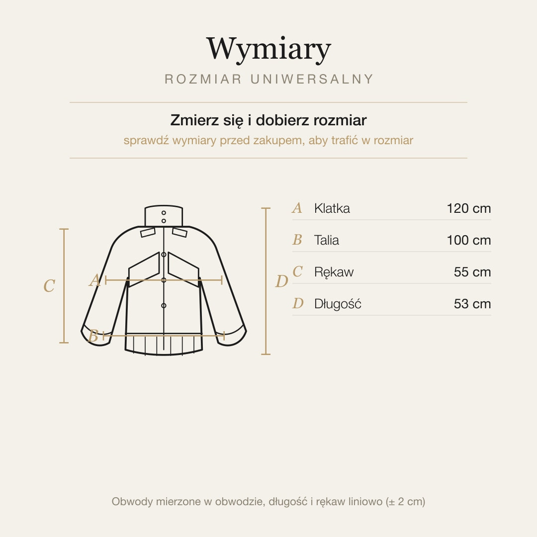 Wymiary produktu | Rozmiar: Uniwersalny