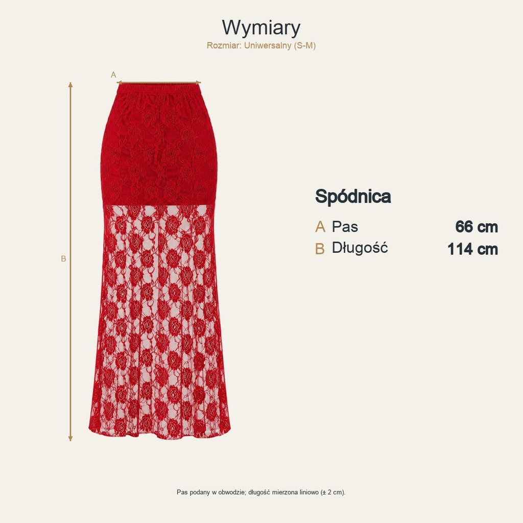 Wymiary produktu | Rozmiar: Uniwersalny (S-M)