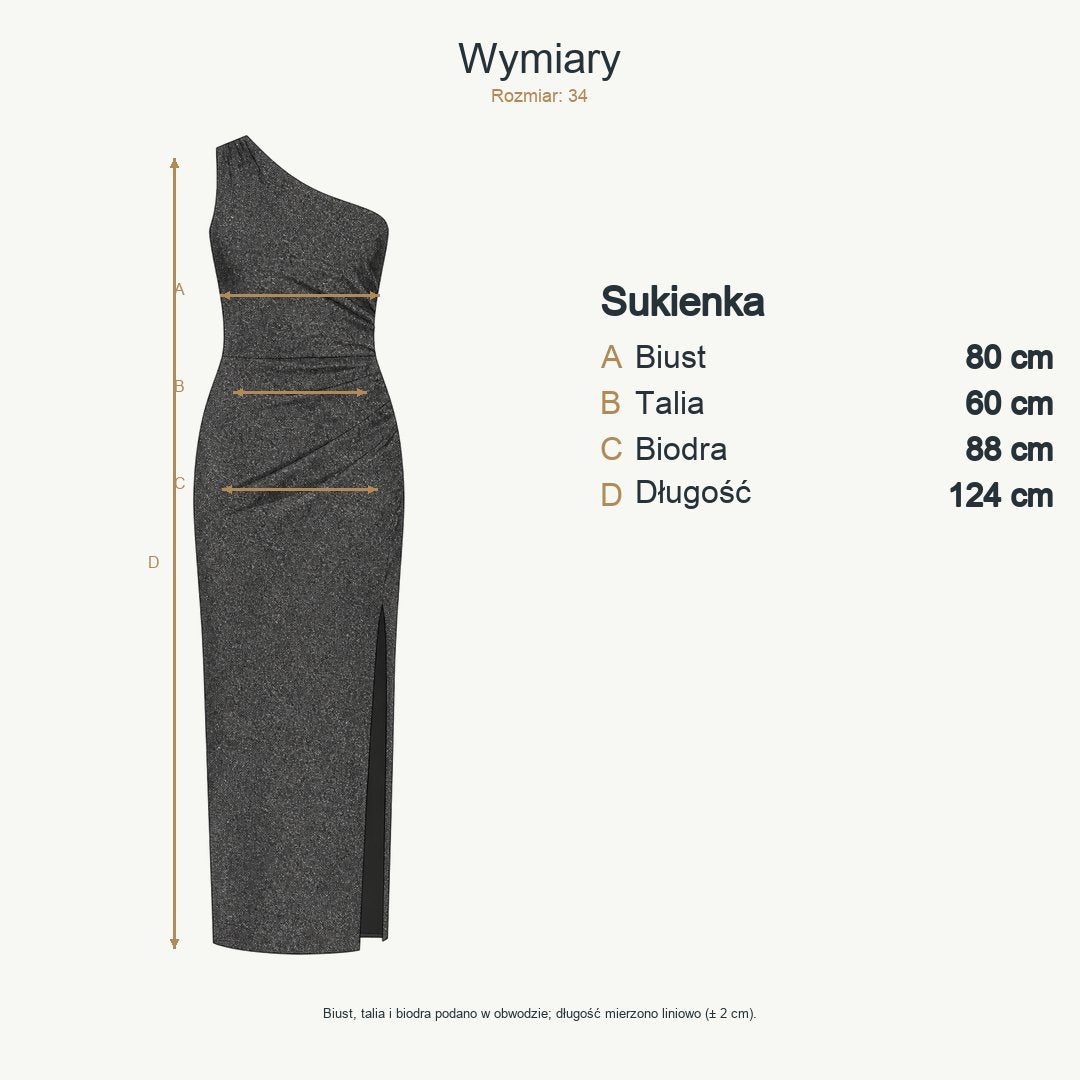Wymiary produktu | Rozmiar: 34