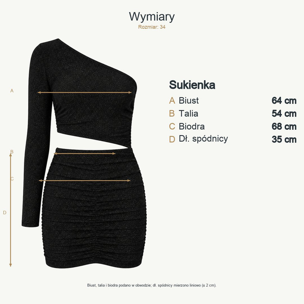 Wymiary produktu | Rozmiar: 34