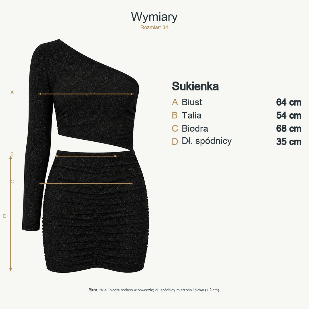 Wymiary produktu | Rozmiar: 34