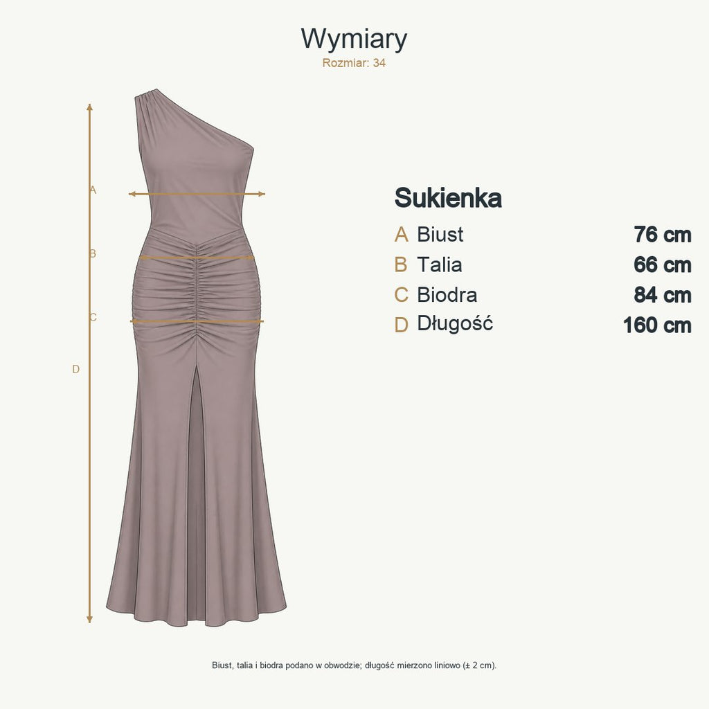 Wymiary produktu | Rozmiar: 34