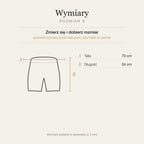 Wymiary produktu | Rozmiar: S |