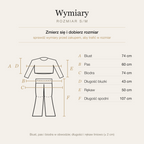 Wymiary produktu | Rozmiar: S/M |