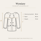 Szary — wymiary produktu | Rozmiar: Uniwersalny |