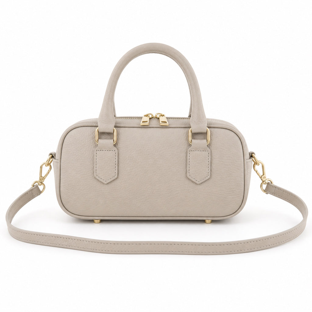 Marmo torebka skórzana mini bostonka z paskiem crossbody, packshot