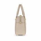 Marmo torebka skórzana mini bostonka z paskiem crossbody, bok