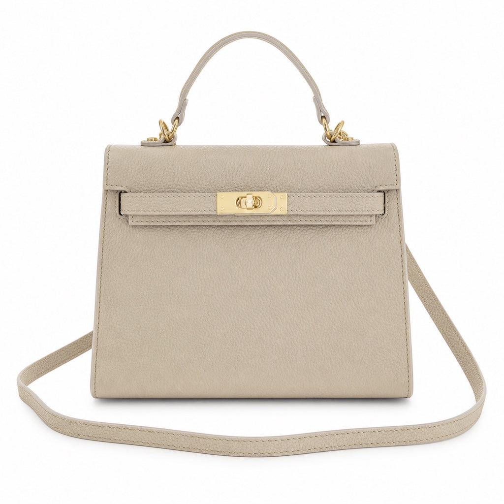 Marmo torebka skórzana kuferek z klapką i paskiem crossbody, packshot
