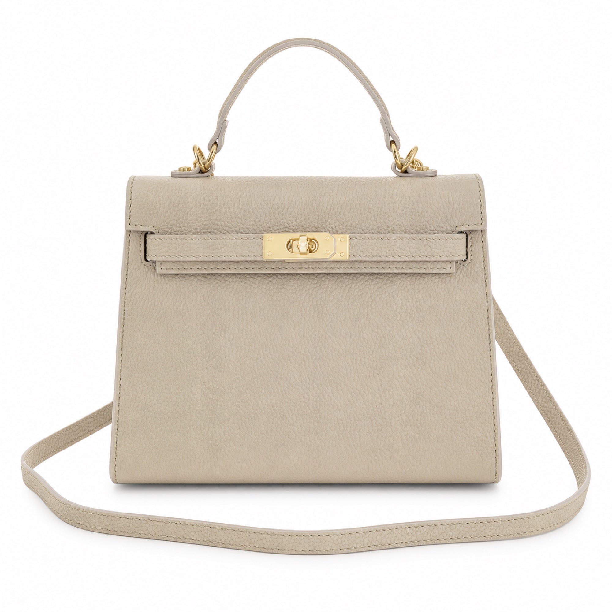 Marmo torebka skórzana kuferek z klapką i paskiem crossbody, packshot