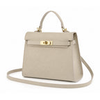 Marmo torebka skórzana kuferek z klapką i paskiem crossbody, skos 3 4