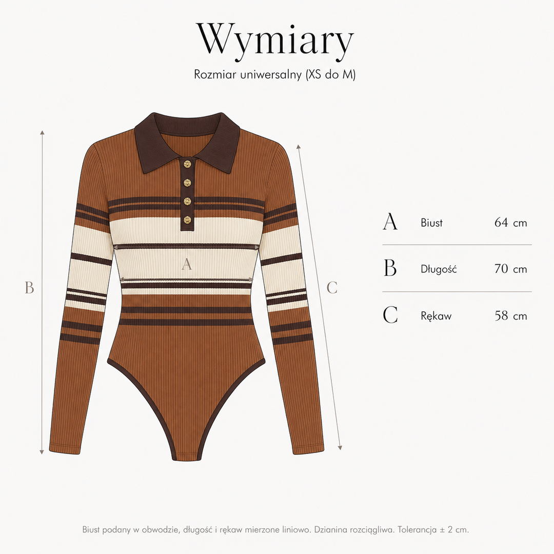 Camel — Wymiary produktu | Rozmiar: Uniwersalny (XS-M)