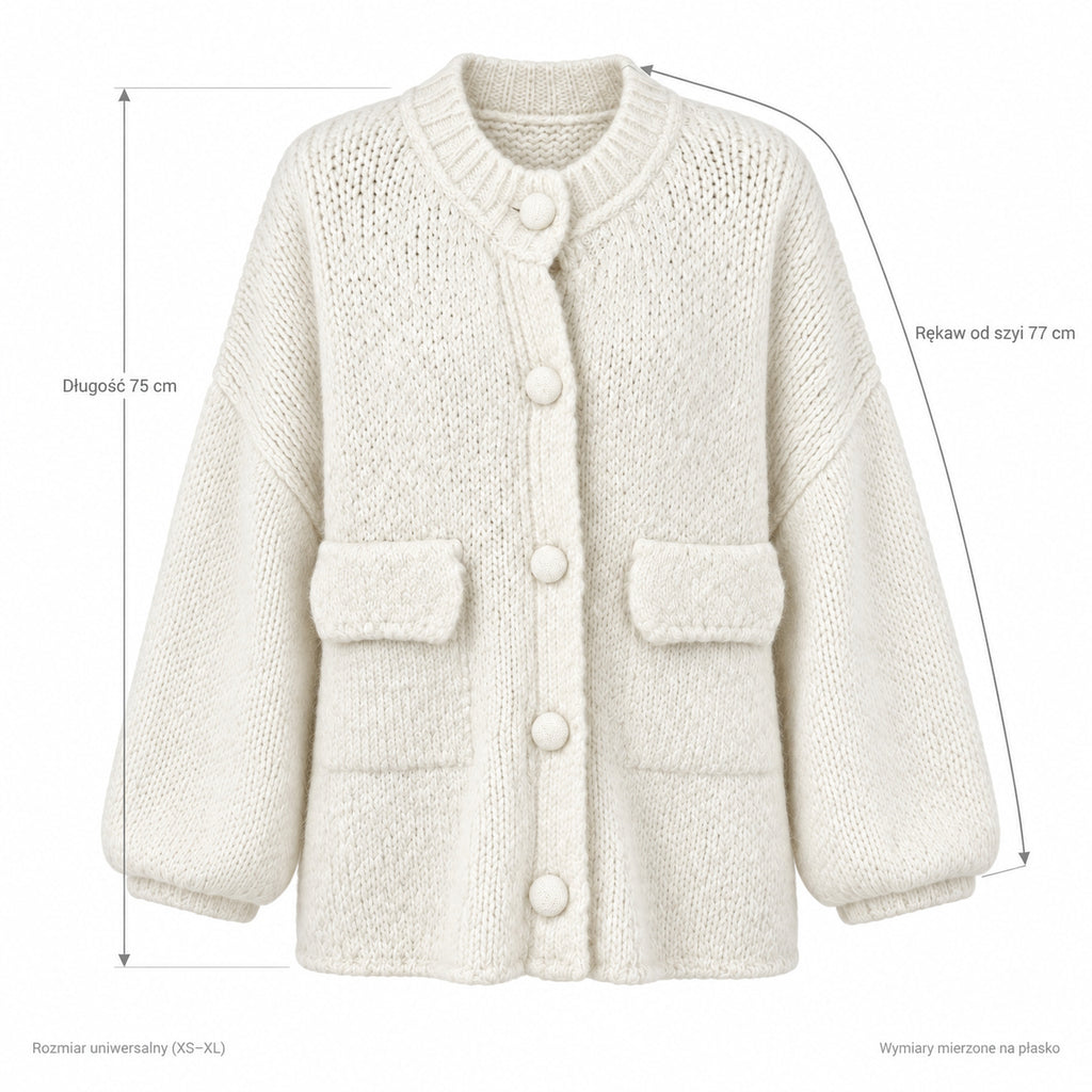 Biały — Wymiary produktu | Rozmiar: Uniwersalny (XS-XL)