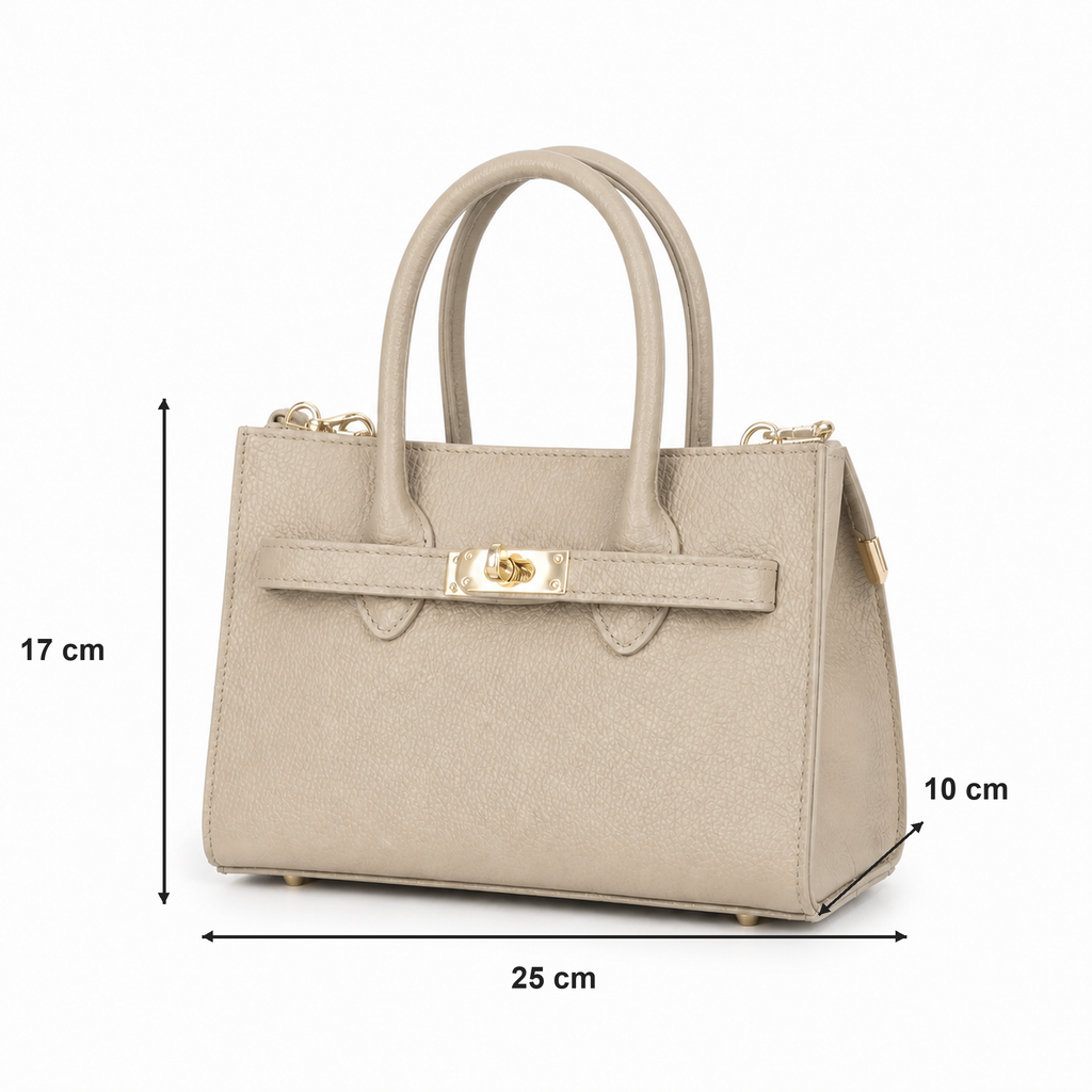 Marmo wymiary torebki Laura Biaggi 25 na 17 na 10 cm