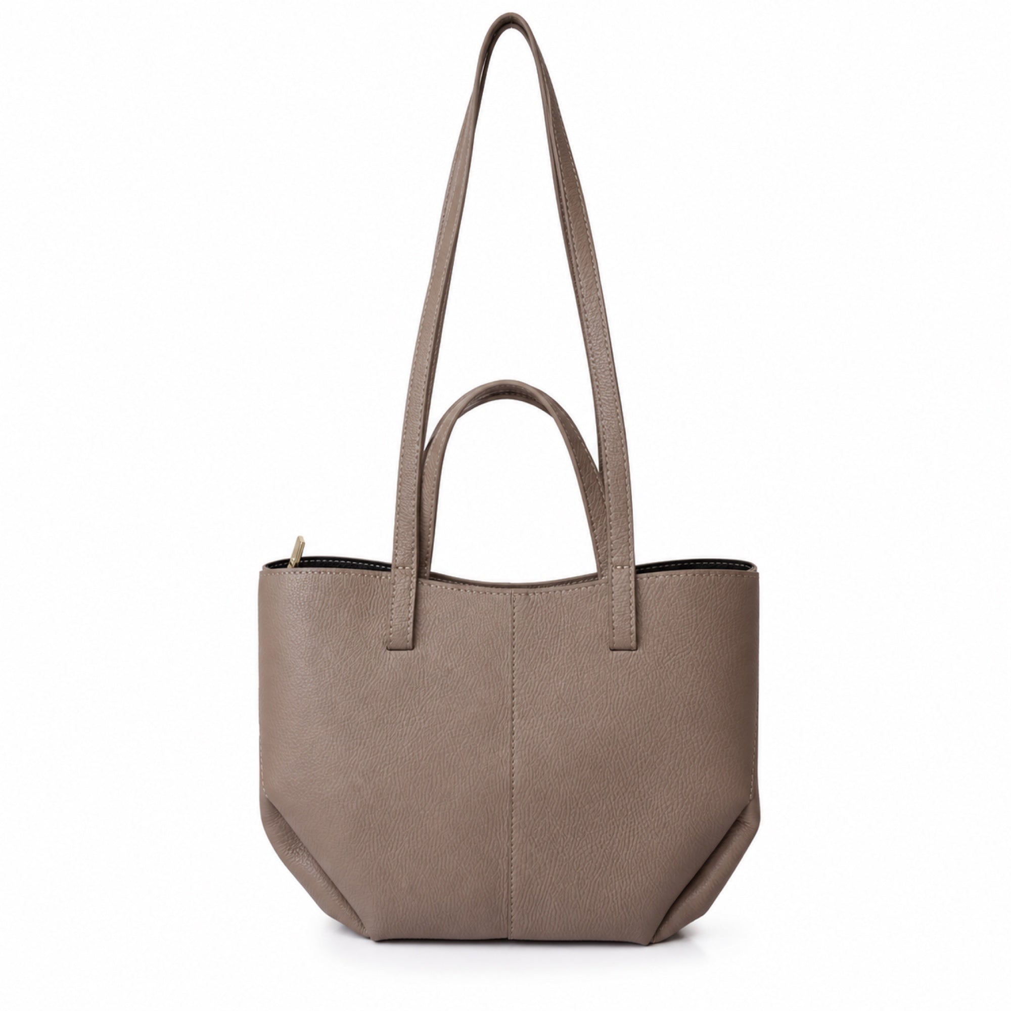 Cappuccino torebka shopper z organizerem, tył