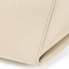 Latte torebka shopper XL, faktura i przeszycia