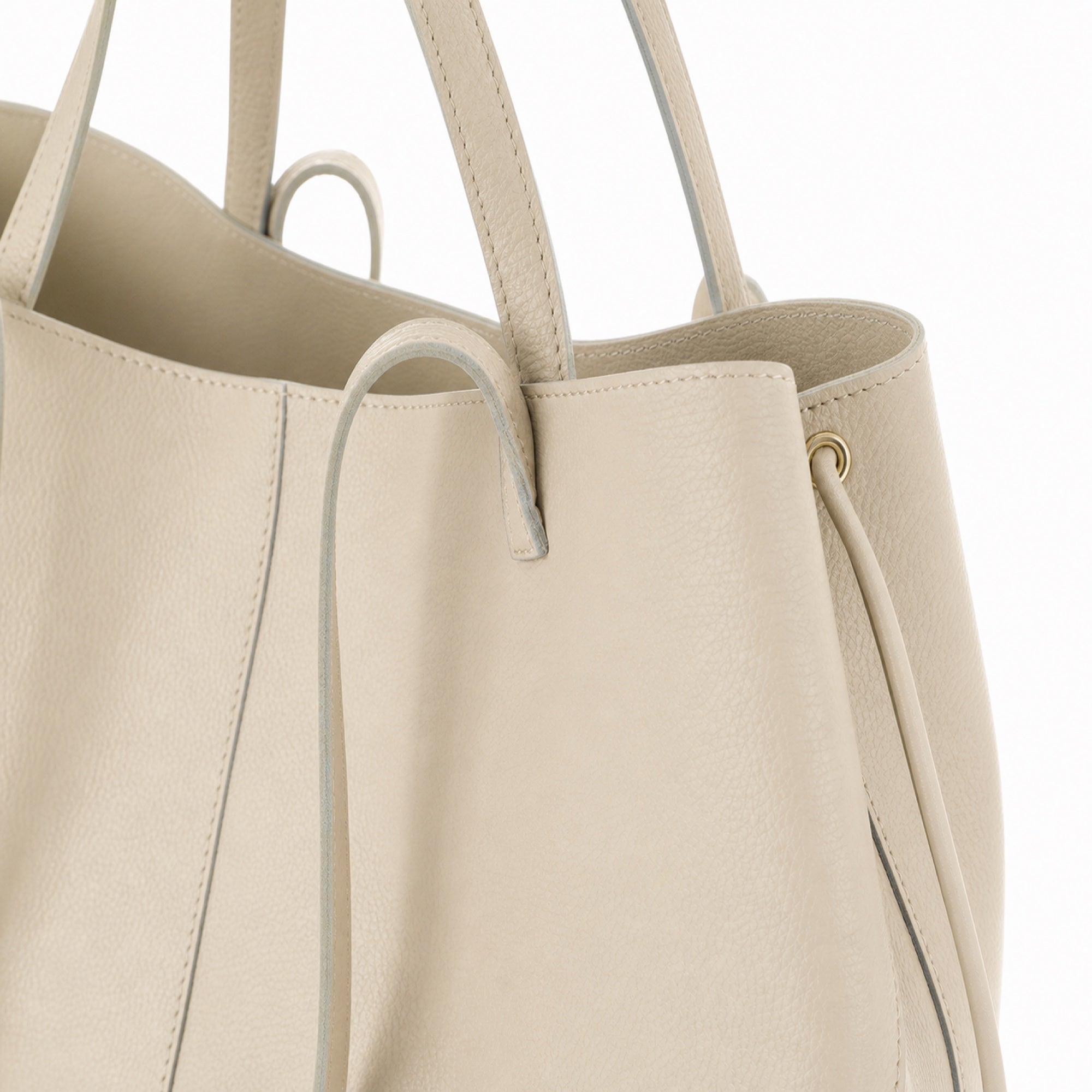 Latte torebka shopper XL, uchwyty i troczki