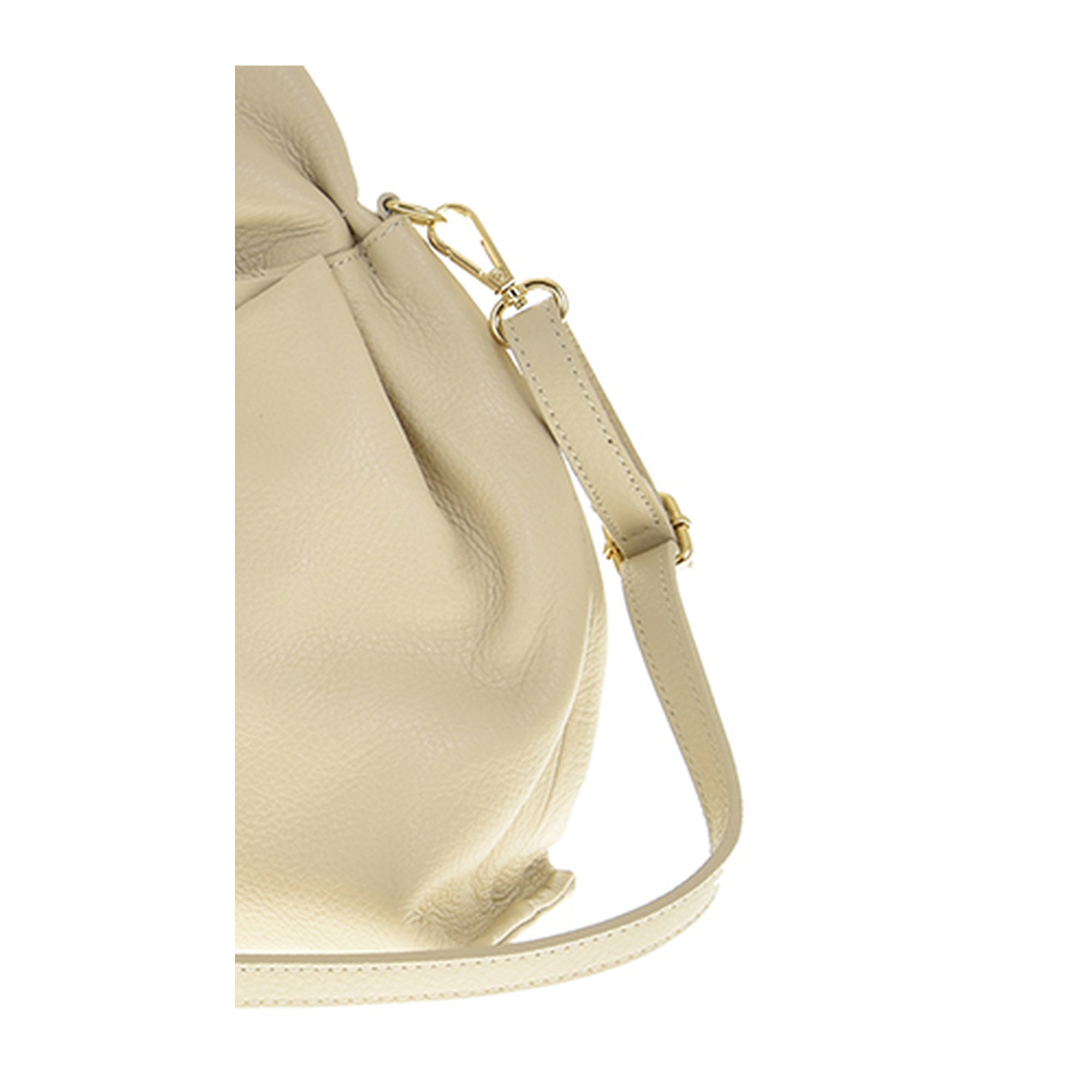 Latte torebka hobo z szerokimi uchwytami, pasek i regulator